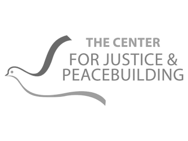Client logo: Center for Justice and Peacebuilding